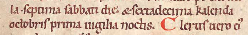 Datum umučení sv. Ludmily ve svatojiřském breviáři z 2. poloviny 12. století: . septima sabbati die et sextadecima kalenda octobris prima vigilia noctis. ,sedmého týdenního dne a 16. kalendy října první hodinu noční.' (v sobotu 16. září o první hodině noční). Jiri_umrti_Lud