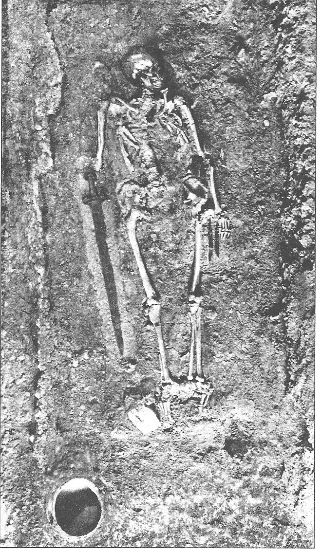 Velmož z III. nádvoří Pražského hradu (podle I. Borkovského) Velmo